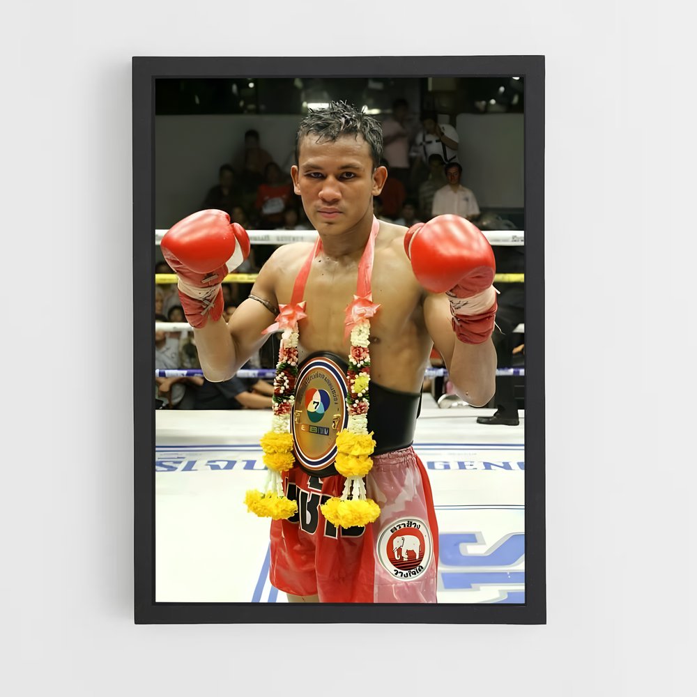 Poster Kunlun fight – affiche Kick-boxing (vue 2)